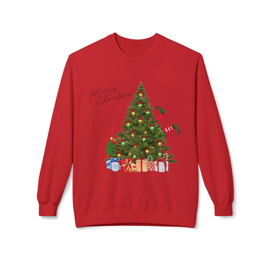 Merry Christmas  Tree CrewNeck Sweatshirt