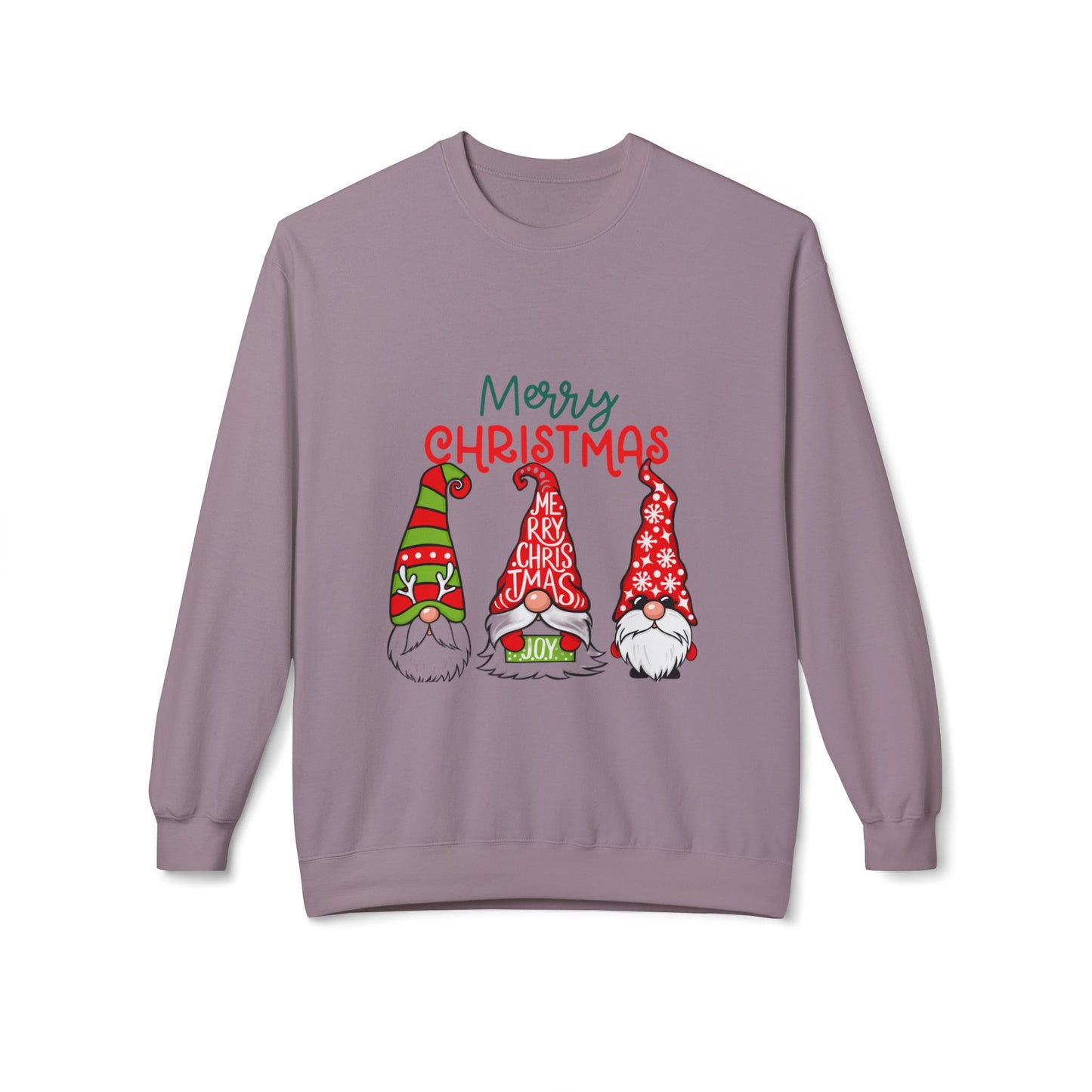 Gnomes Love Christmas Crewneck Sweatshirt