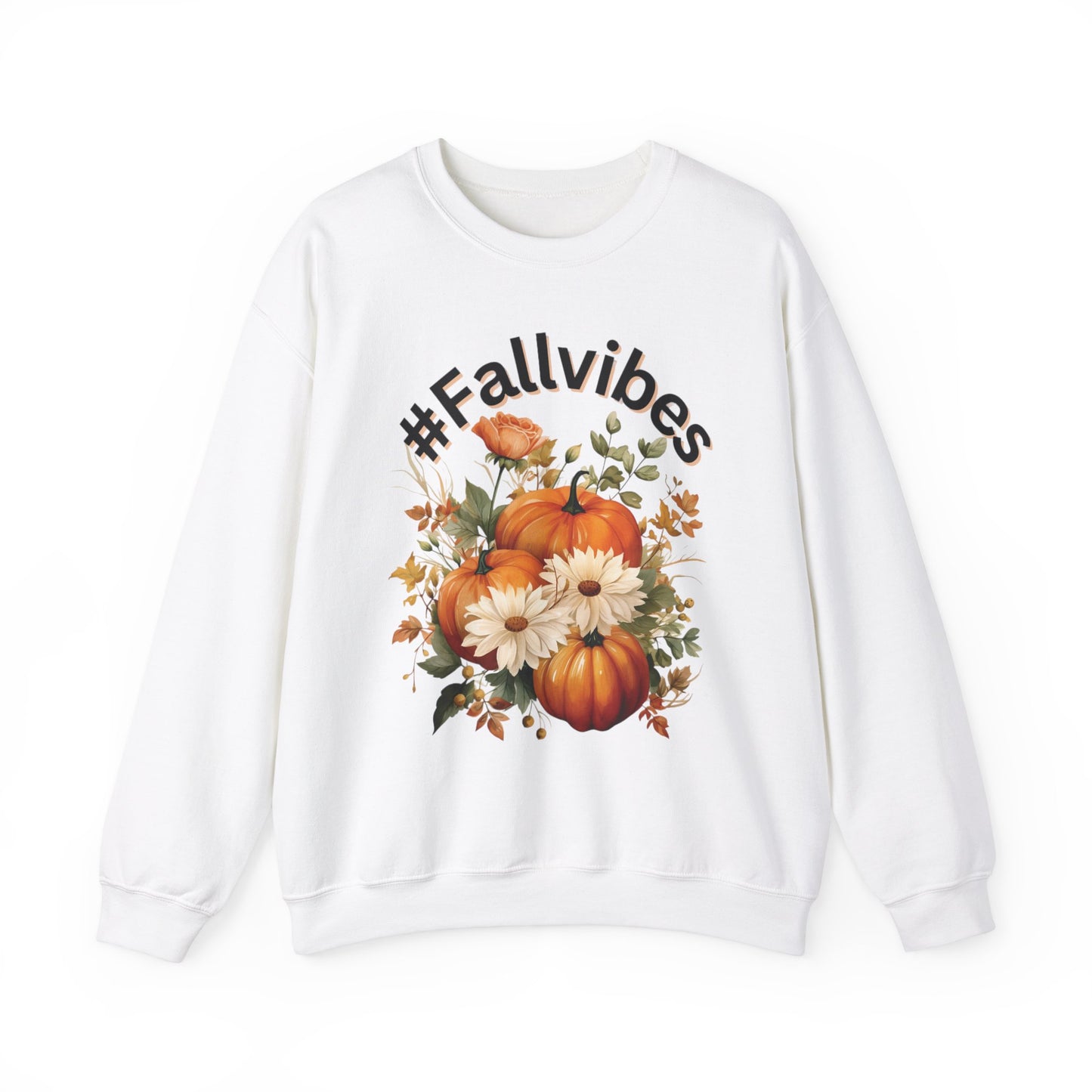 #FallVibes Crewneck Sweatshirt