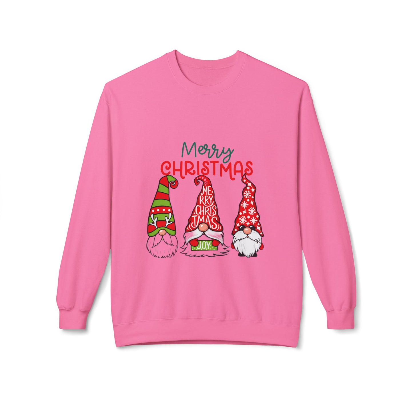 Gnomes Love Christmas Crewneck Sweatshirt