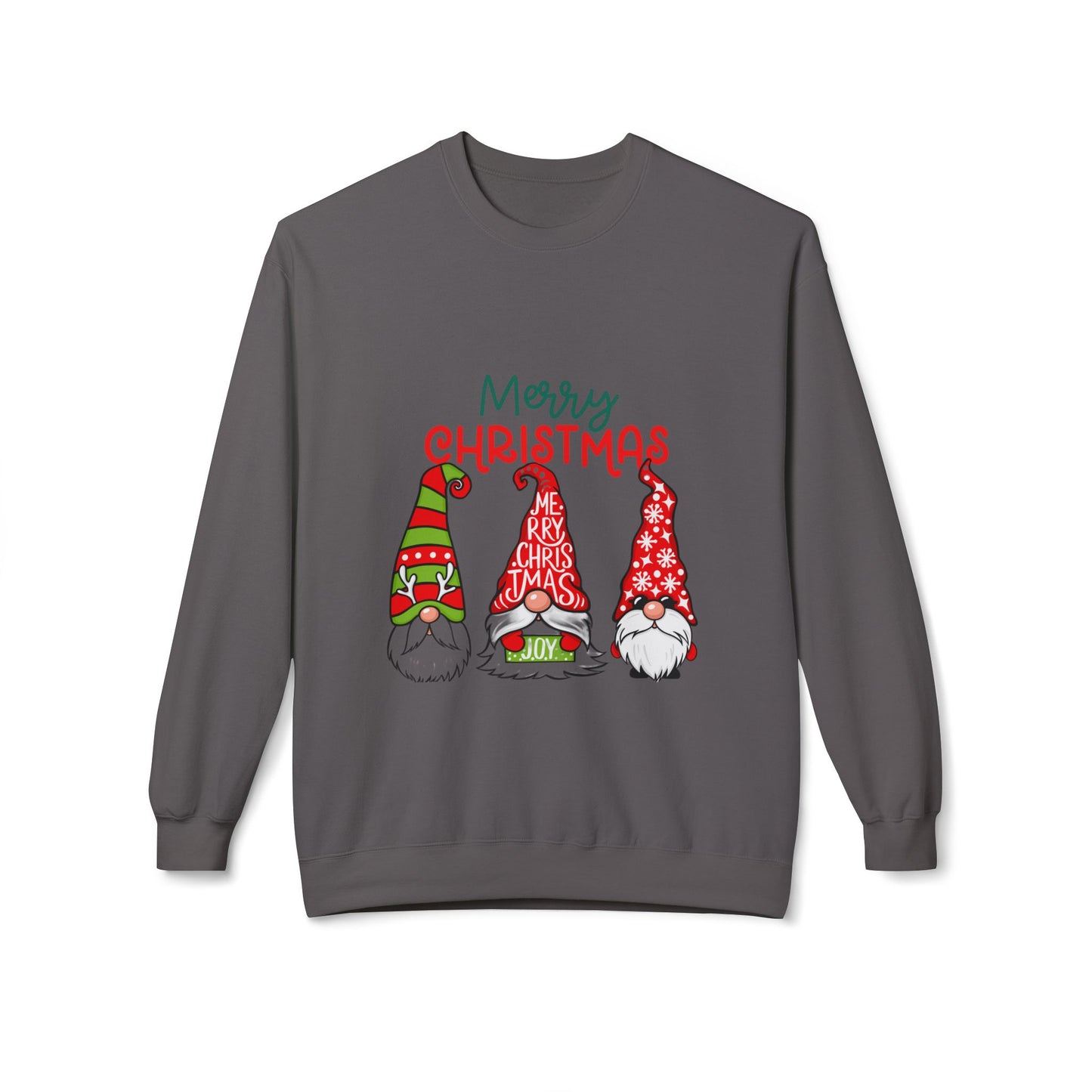 Gnomes Love Christmas Crewneck Sweatshirt