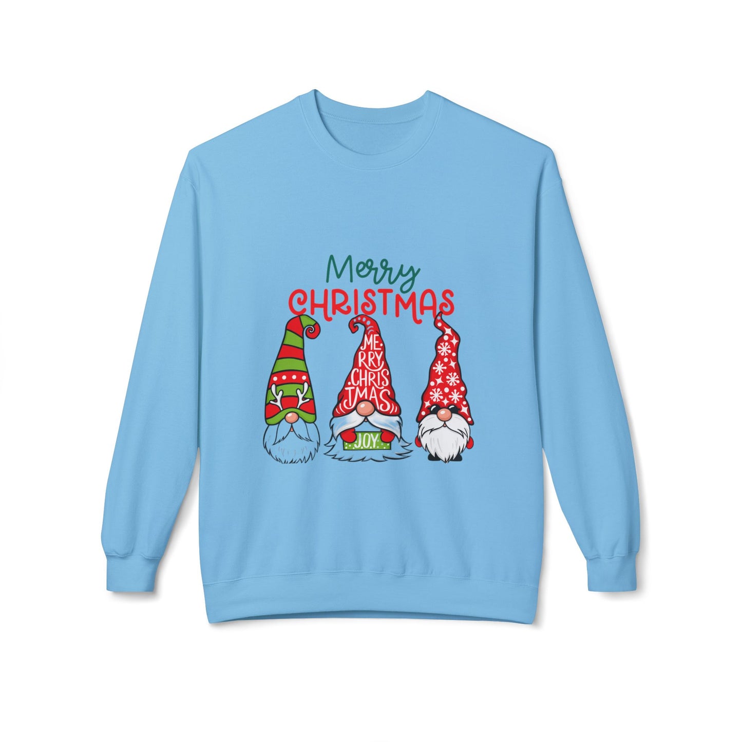 Gnomes Love Christmas Crewneck Sweatshirt