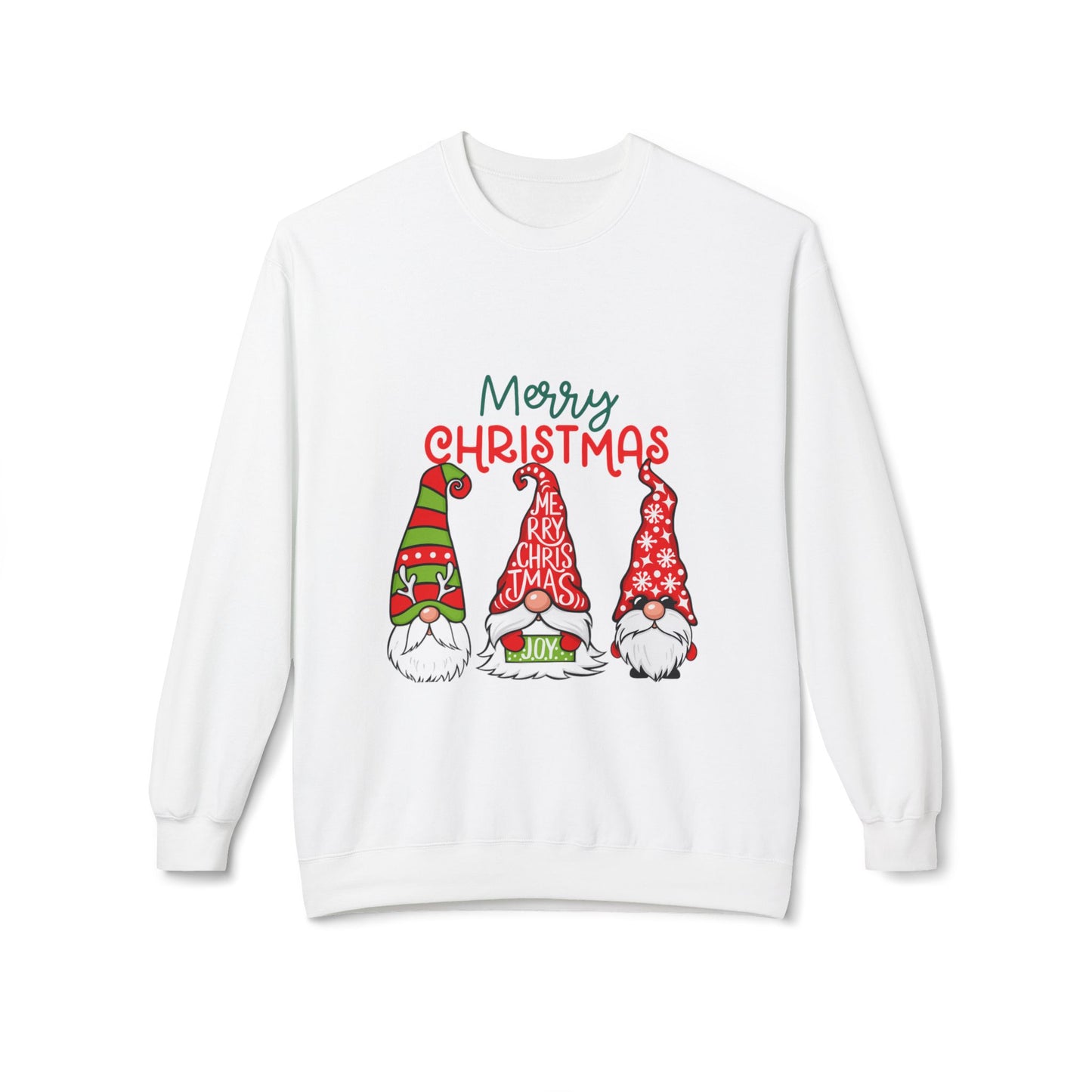 Gnomes Love Christmas Crewneck Sweatshirt