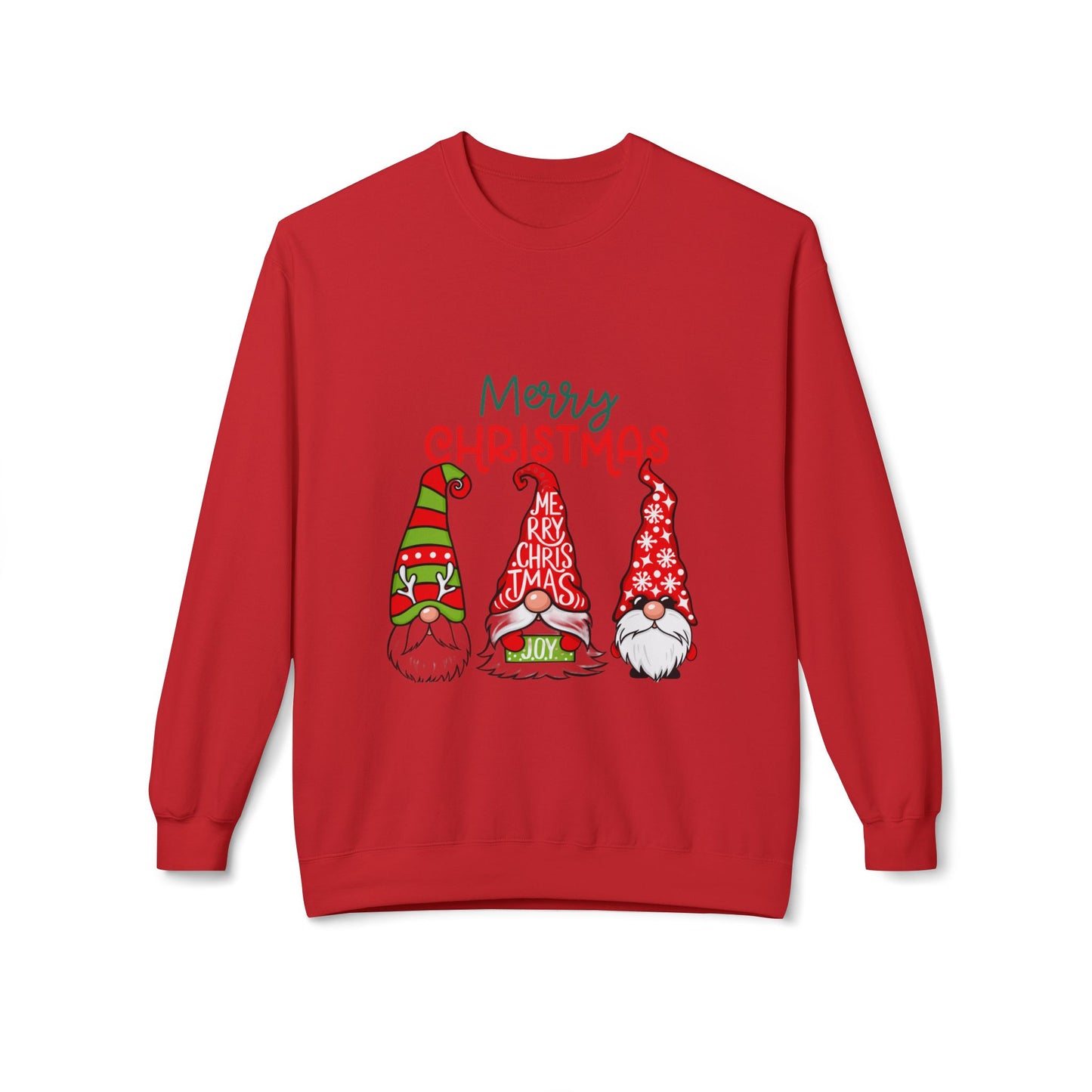 Gnomes Love Christmas Crewneck Sweatshirt