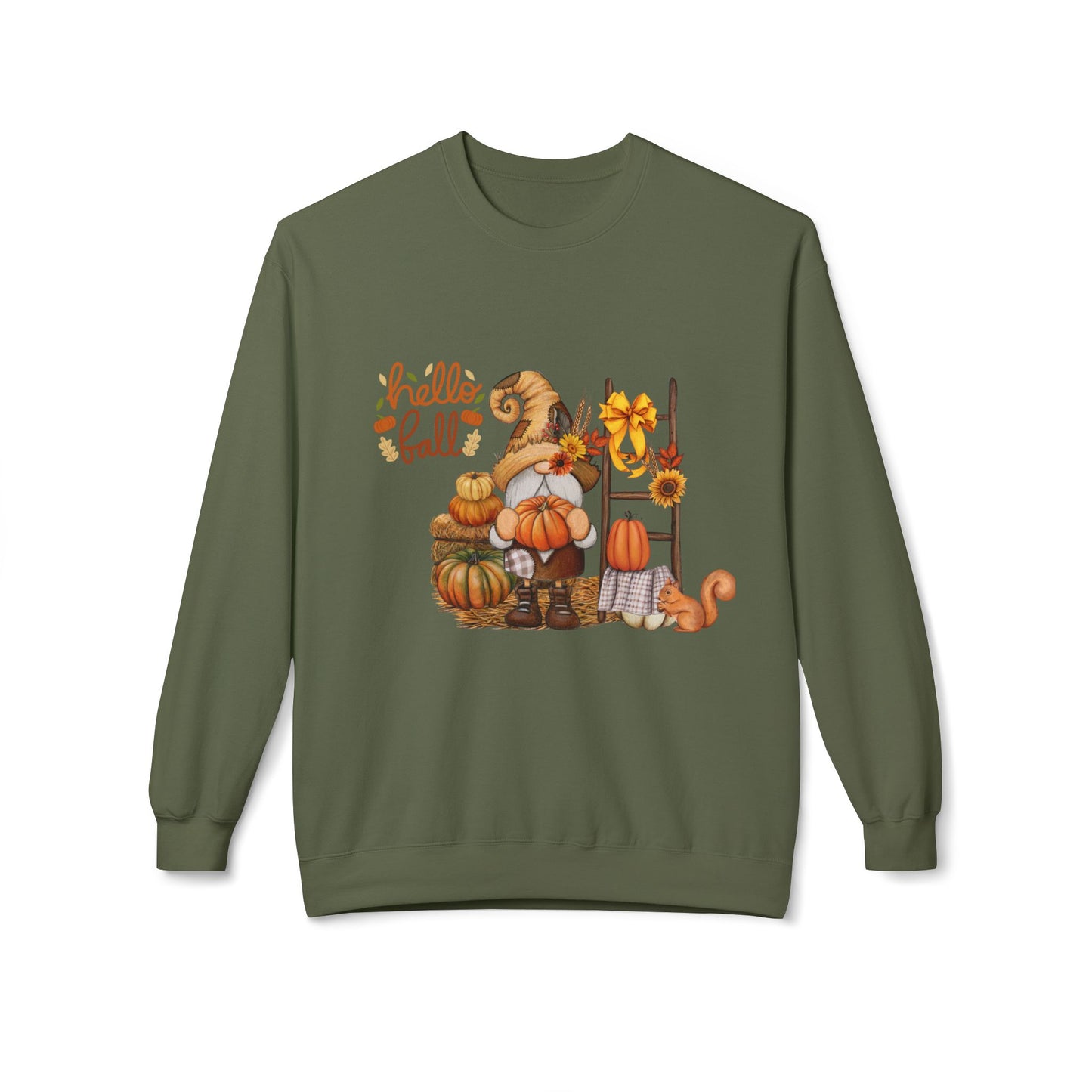 Hello Fall Unisex Crewneck Sweatshirt