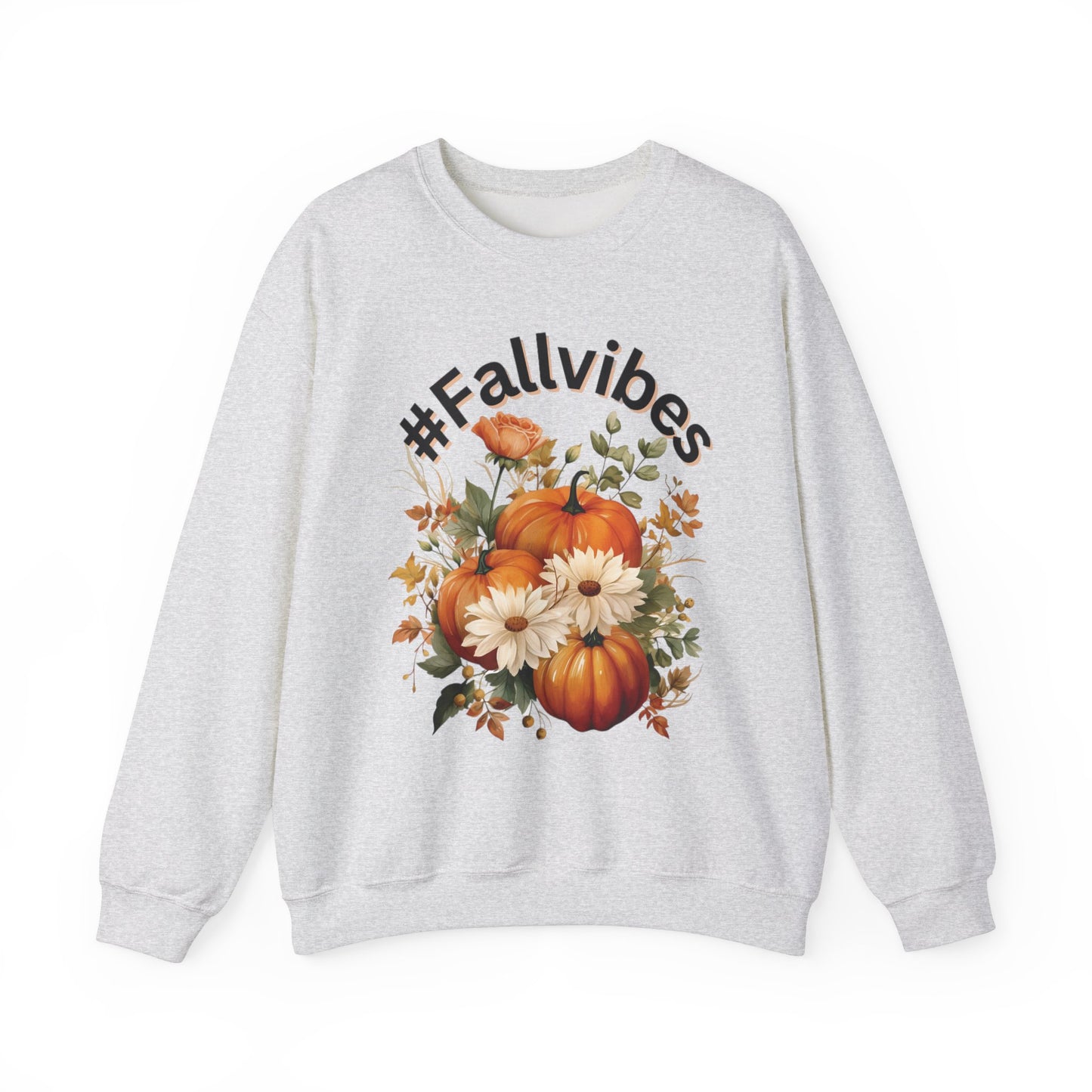 #FallVibes Crewneck Sweatshirt