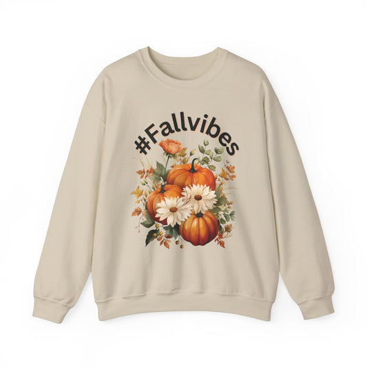 #FallVibes Crewneck Sweatshirt